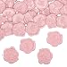 WSICSE 60Pcs Wax Seal Stickers Wedding Invitation Envelope Seal Stickers Adhesive Backed Blush Pink for Wedding PartyValentines DayMothers Day Gift Wrapping 4 Flower Styles - Image 2