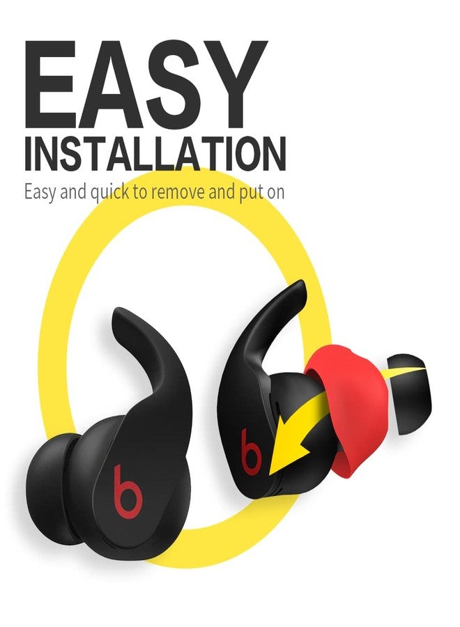 WOFRO [5 Pairs] WOFRO Beats Fit Pro Ear Tips Covers Silicone Anti-Slip Protective Ear Covers Skin [Fit in Case] Earbuds Accessories Compatiable with Beats Fit Pro 2021(5 Colors Mixed) - Image 4