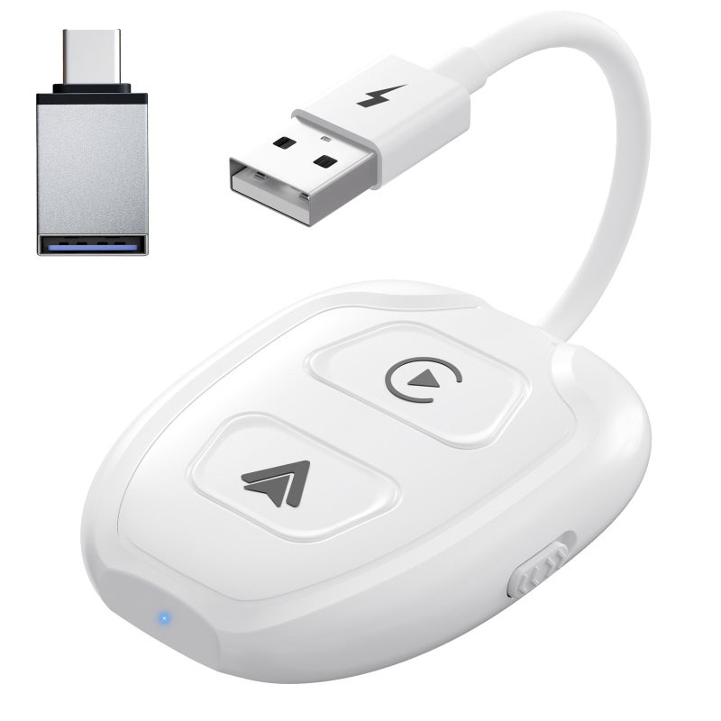 Carplay Wireless Adapter Convert Wired To Wireless For Apple Carplay Users - Smart AI Technology High Compatibility For Driving Experience - Image 1