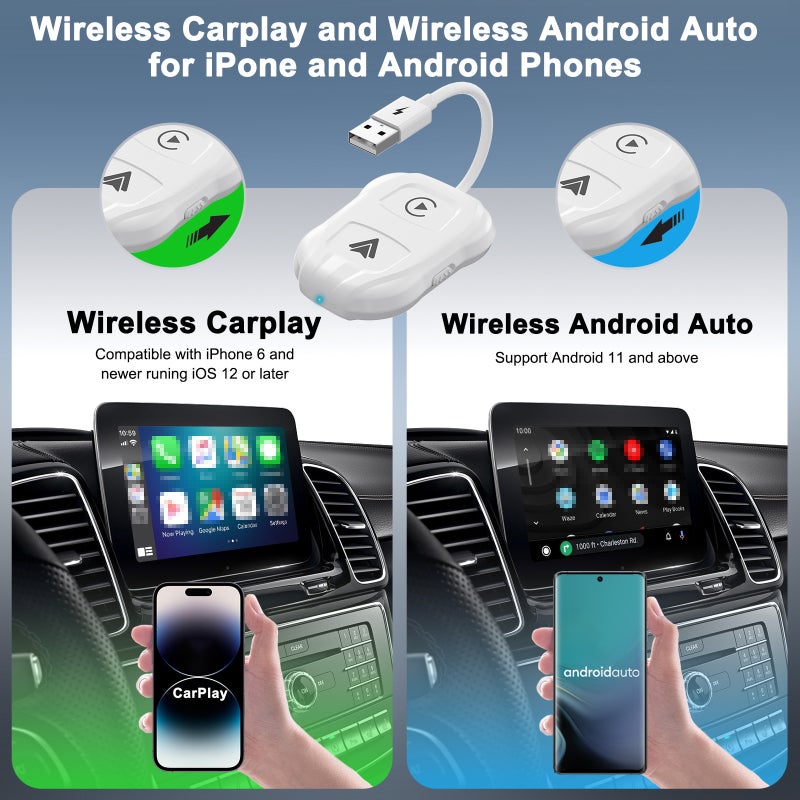 Carplay Wireless Adapter Convert Wired To Wireless For Apple Carplay Users - Smart AI Technology High Compatibility For Driving Experience - Image 5