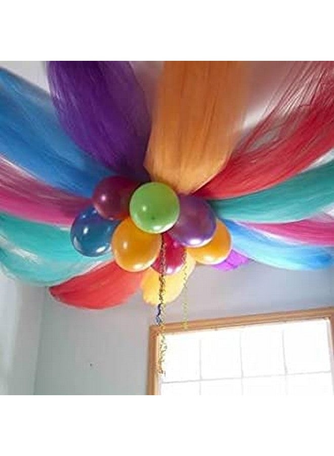 3A Featuretail Flower Mesh Net 10 mtr for Bouquet Decor, Gift Wrapping, Party Hall Decor & Trousseau Gift Packing (Red, 30 inch Width, 10 mtr Length) - Image 3