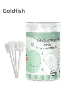 Goldfish 42-Pack Baby Oral Cleaner Baby Toothbrush Baby Tongue Brush Newborn Gauze Oral Cleaner Baby Oral Hygiene Essentials  - Image 1
