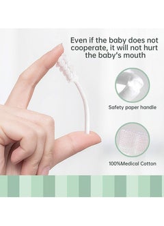 Goldfish 42-Pack Baby Oral Cleaner Baby Toothbrush Baby Tongue Brush Newborn Gauze Oral Cleaner Baby Oral Hygiene Essentials  - Image 4