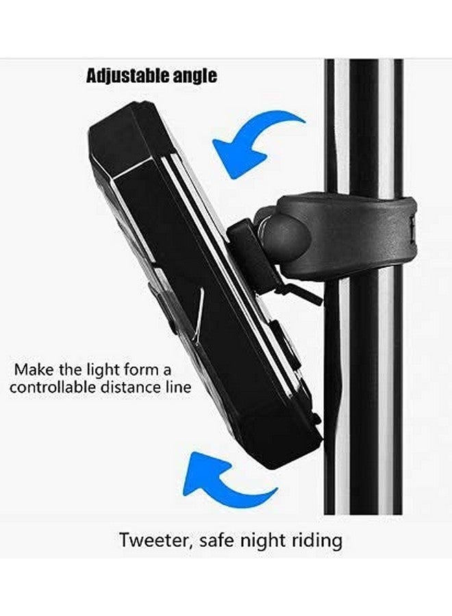 Lista Bicycle Tail Light USB Rechargable Smart Wireless Remote Control Turn Signal Warning Lamp Bike Taillight - Image 4