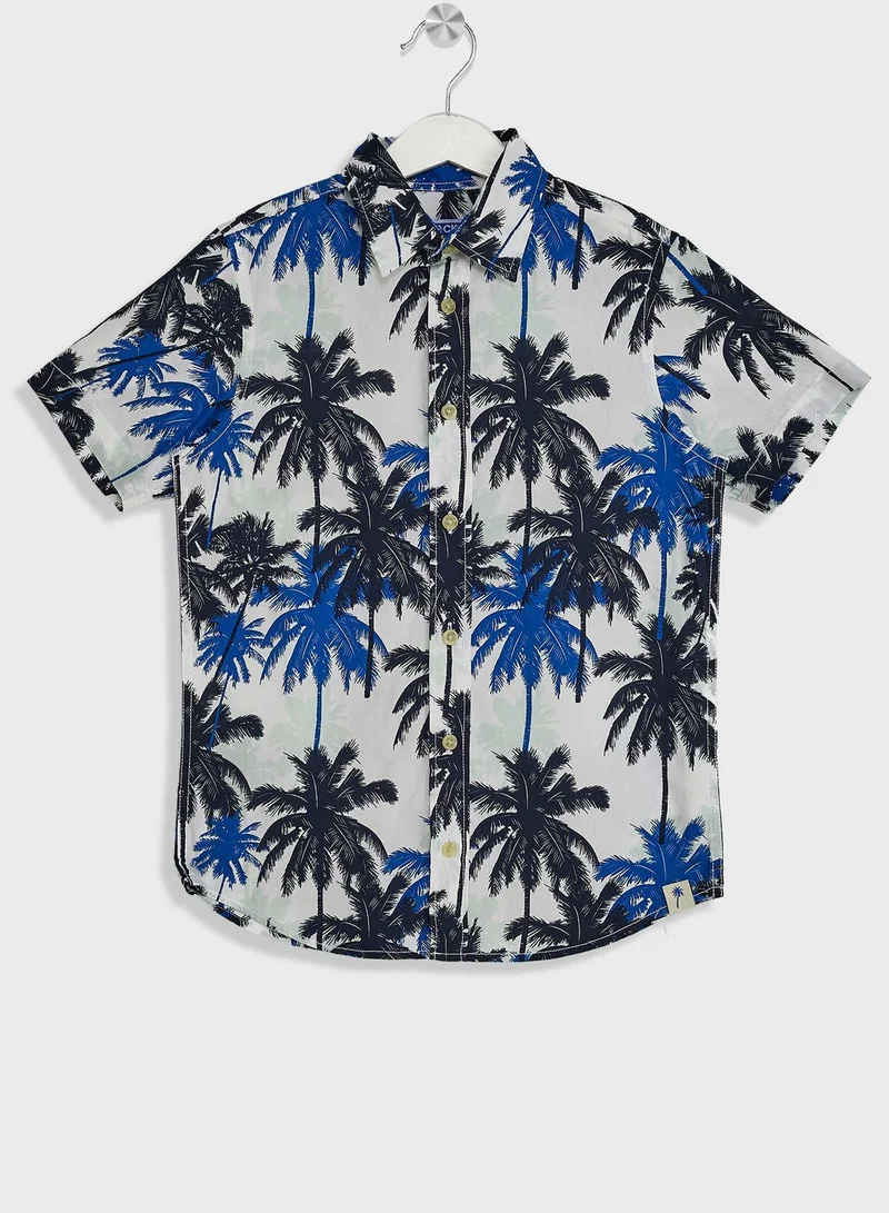 Jack & Jones Junior Kids Palm Tree  Shirt