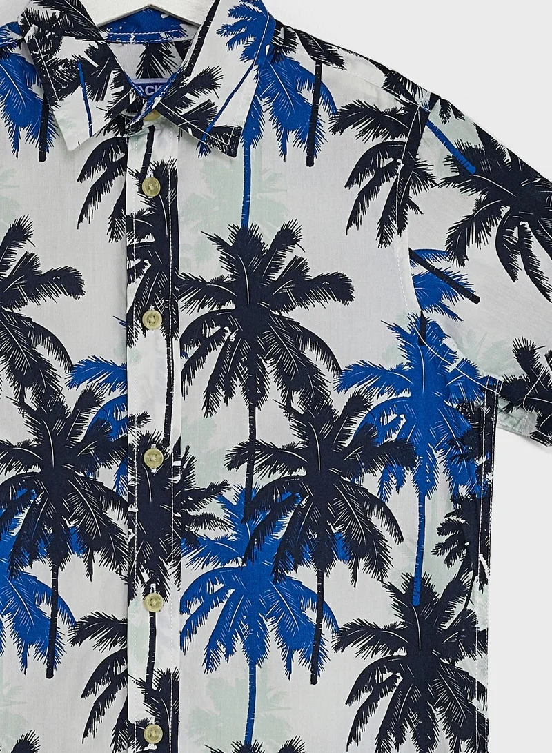 Jack & Jones Junior Kids Palm Tree  Shirt