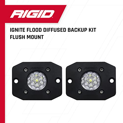 RIGID INDUSTRIES Ignite Backup Kit Black Flood Flush Mount: Mounting Accessories For Offroad Use - Image 3