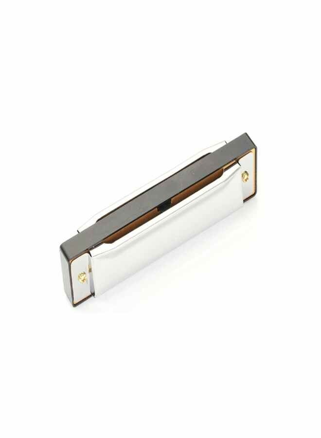 Generic 10-Hole Stainless Steel Chromatics Harmonica Mouth Organ  - Image 3