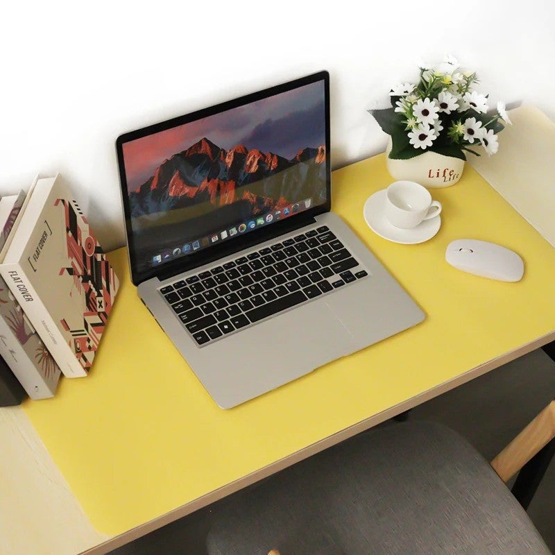 Y&D Large PU Leather Desk Pad - Double-Sided Waterproof Non-Slip Office Writing Mat for Computer, Keyboard & Mouse - Image 2