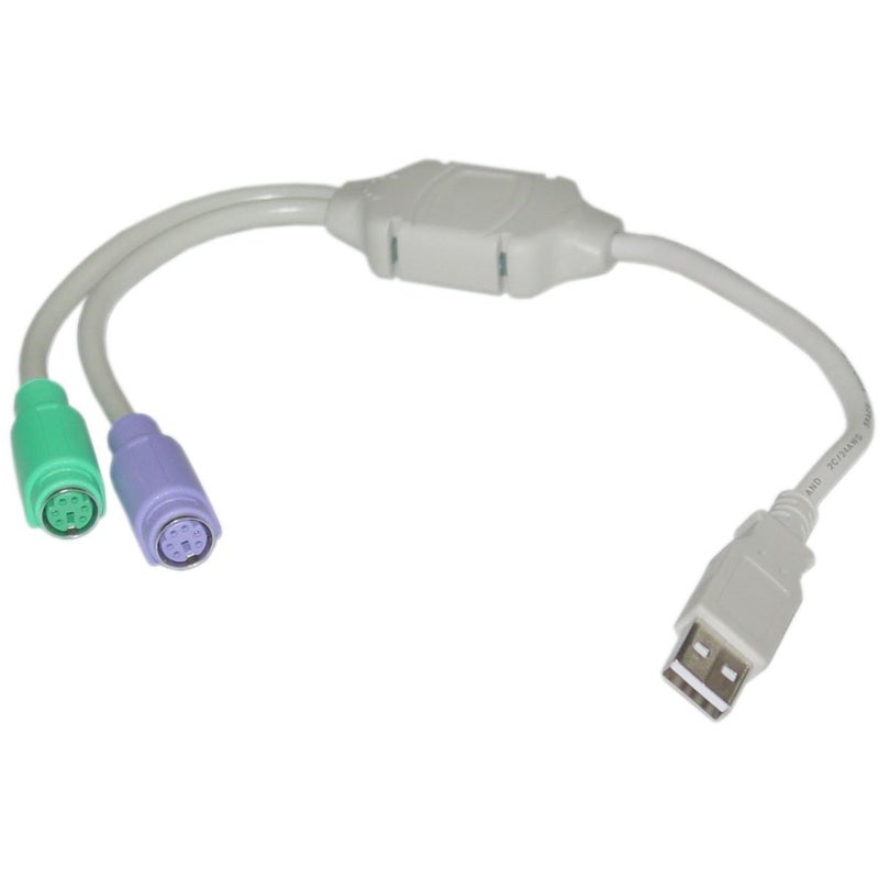 CARE CASE ®USB A Male to 2 x PS2 Female Converter Cable for Keyboard & Mouse - Image 4