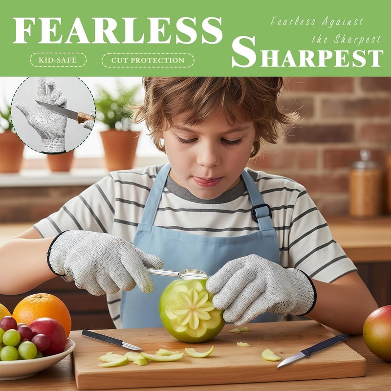 Krbnk 48-Piece Stainless Steel Fruit u0026 Melon Carving Tools Set with Gloves - Watermelon Sculpting Kit, Ergonomic Handles, Portable Case for Culinary Arts, Sculpting, Peeling - Image 2