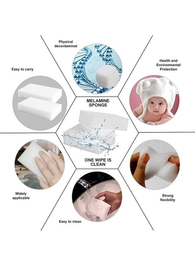 Generic Magic Sponge Eraser, 40 Pack Premium Melamine Sponge Foam Cleaning Pads, Non-Scratch Scrub Sponge, Household Cleaning Kitchen Dish Sponges  - Image 5