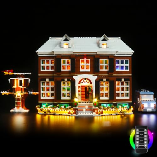 Hilighting Upgraded Led Light Kit for Lego Ideas Home Alone Building Set Remote Version Compatible with Lego 21330 Model Gift Idea for Millennials Model Not Included - Image 1