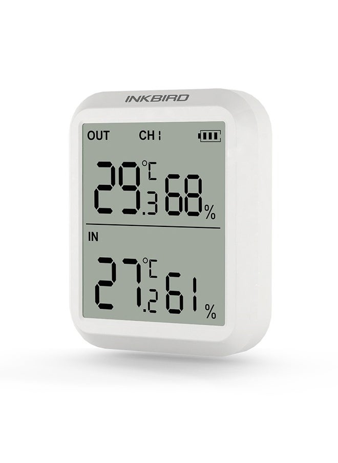 INKBIRD INKBIRD ITH-20R Digital Thermometer Hygrometer Indoors Outdoors Wireless Receiver Thermometer Humidity Gauge with Accurate Temperature Humidity Display Monitor ONE Receiver ONE Transmitter  - Image 2