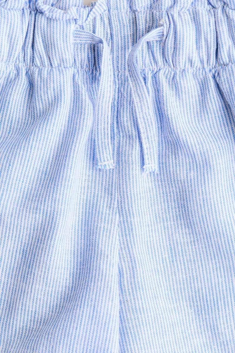 اتش اند ام شورت من مزيج الكتان