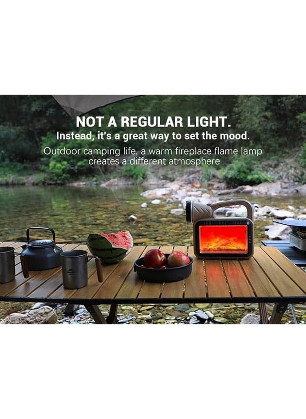 BLURISM BLURISM Multifunctional Solar Portable Light USB Rechargeable LED Flashligh FloodlightSpotlight Handheld Torch for Home Outdoor Camping Fishing Hiking Nightwalk Battery Capacity 2400mAh  - Image 3