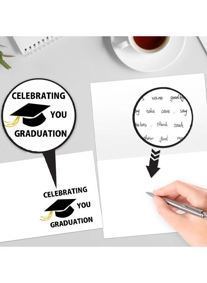 6 Pcs Graduation Card Set, Graduation Gifts with Matching Envelopes Sealing Stickers, Congratulations Card Good Luck Cards Funny Graduations Cards Graduations Gifts - Image 3