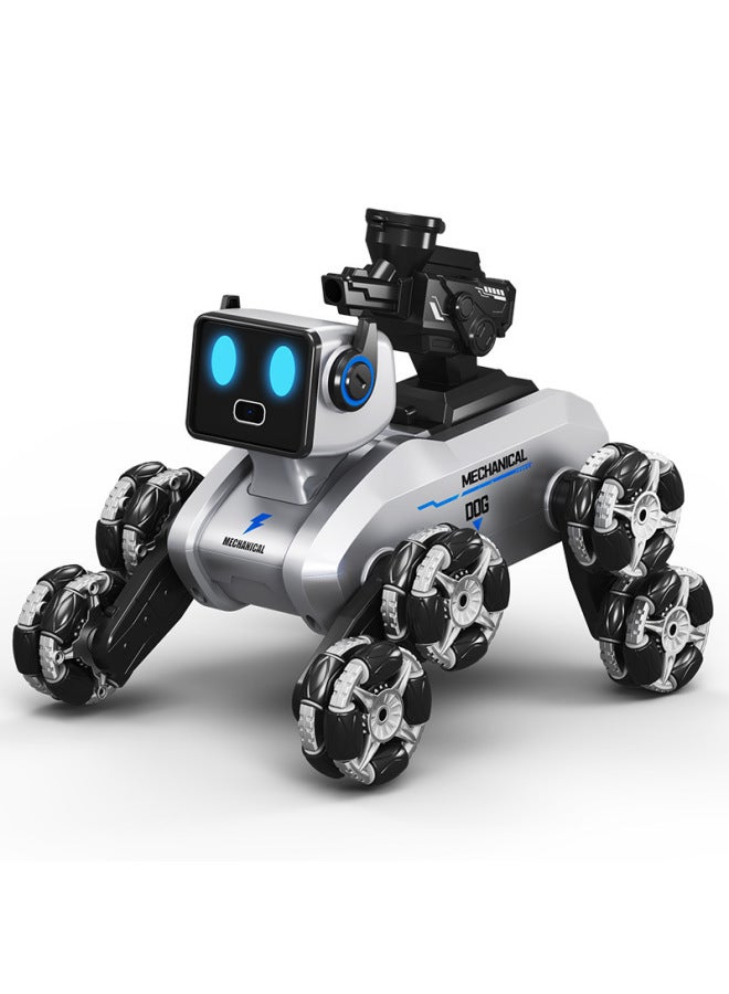 Children's Remote Control Car Electric Intelligent Robot Dog Toy Children's Car Eight Wheel Gesture Three Induction Boy Robot-Colour:Upgraded Single Control  Eight-wheel Stunt Robot Dog-Specificatio - Image 3