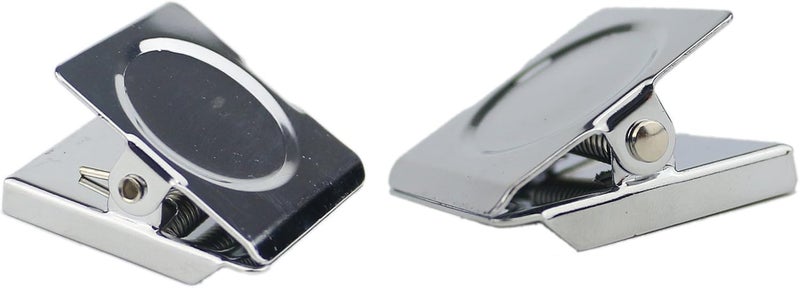 Ogrmar Metal Clip 1.75"-12 Pack Refrigerator Whiteboard Wall Magnetic Memo Metal Clip (1.75") - Image 2