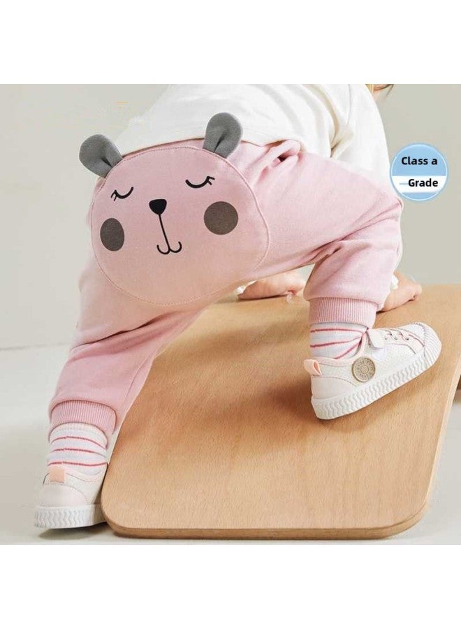 Generic Bala Children's Clothing Baby Spring And Autumn Baby PP Pants Pants Boys Sports Pants Girls Casual Pants Not Fleece-lined-Color:Pp Blue-Size:80cm  - Image 4