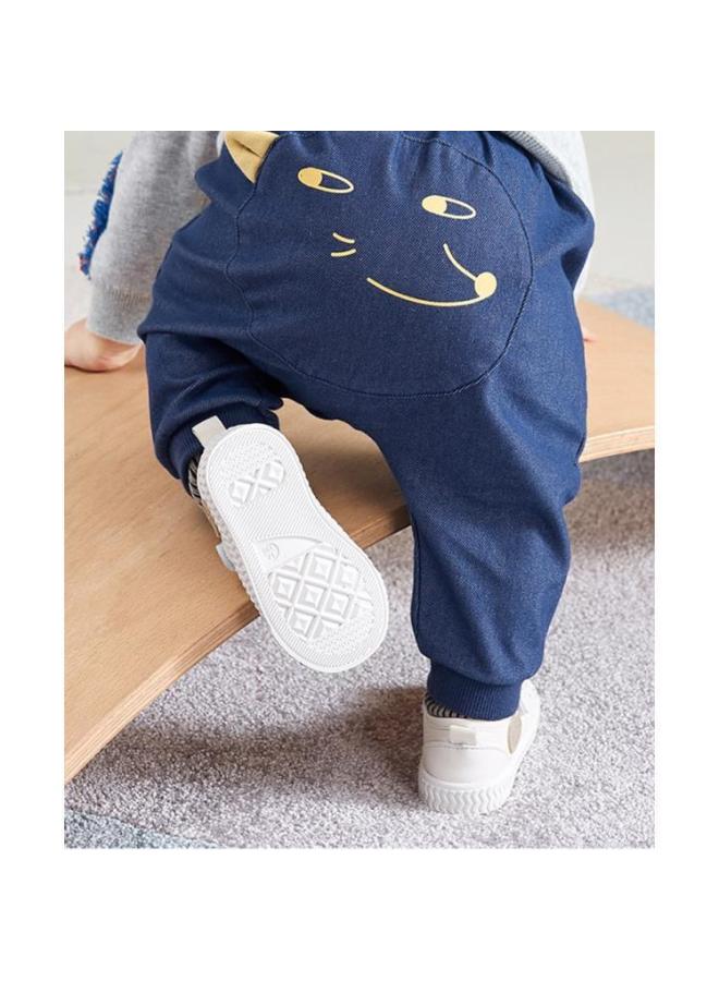 Generic Bala Children's Clothing Baby Spring And Autumn Baby PP Pants Pants Boys Sports Pants Girls Casual Pants Not Fleece-lined-Color:Pp Blue-Size:80cm  - Image 3