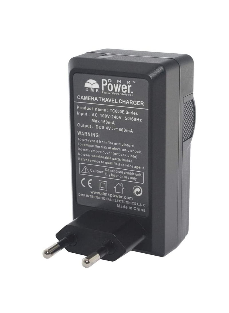 DMK Power LP-E6 Battery Charger TC600E Compatible with Canon EOS 6D 60D 70D 5D Mark III DSLR Camera etc