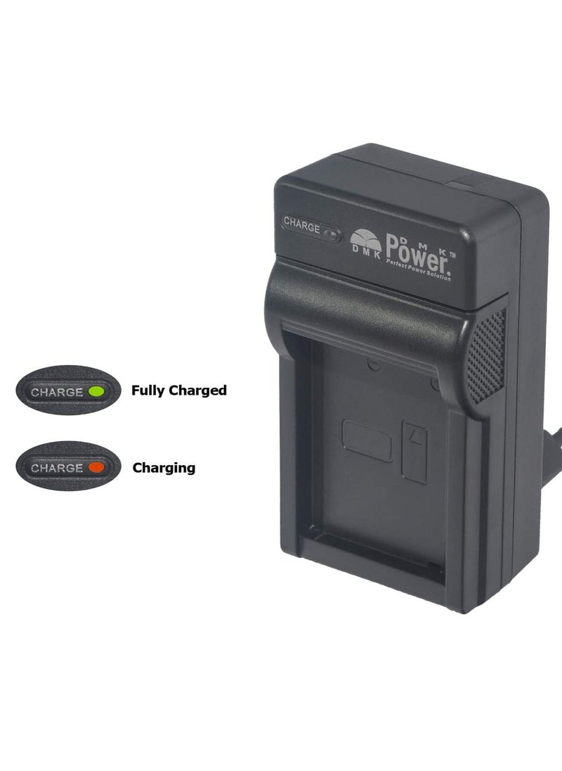 DMK Power LP-E6 Battery Charger TC600E Compatible with Canon EOS 6D 60D 70D 5D Mark III DSLR Camera etc