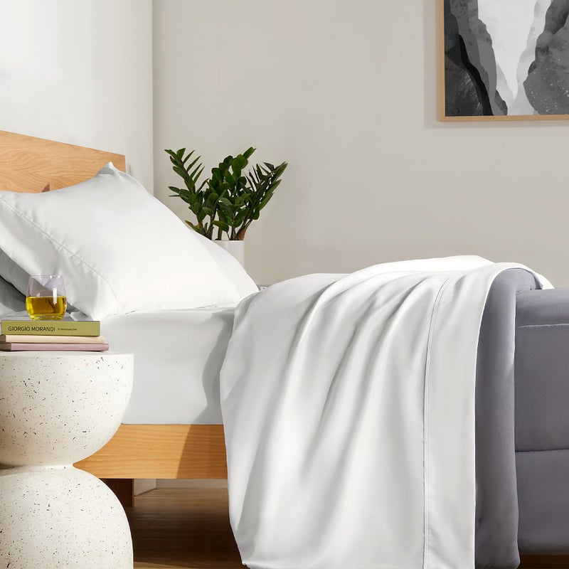 SLEEP ZONE Queen Sheets White - Super Soft Sheets for Queen Size Bed  4 Pieces Hotel Luxury Queen Sheet Set  Easy Care Microfiber Bed Sheet Set - Image 2