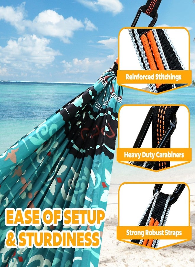 NATUREFUN Ultra-Light Travel Camping Hammock | 300kg Load Capacity,Breathable,Quick-drying Portable Hammock(275 x140cm) | 2 x Premium Carabiners,2 x Nylon Slings Included | Outdoor Indoor Garden - Image 4