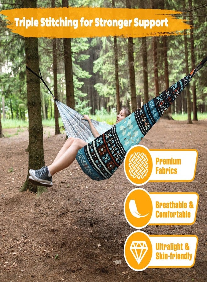 NATUREFUN Ultra-Light Travel Camping Hammock | 300kg Load Capacity,Breathable,Quick-drying Portable Hammock(275 x140cm) | 2 x Premium Carabiners,2 x Nylon Slings Included | Outdoor Indoor Garden - Image 5