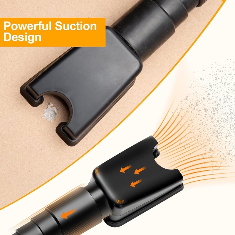 SEVIA Sevia Dust Extraction Tool Vacuum Attachment Dust Collector Cleaner Quick Remove Woodworking Dust Debris from Drill Hole  - Image 5