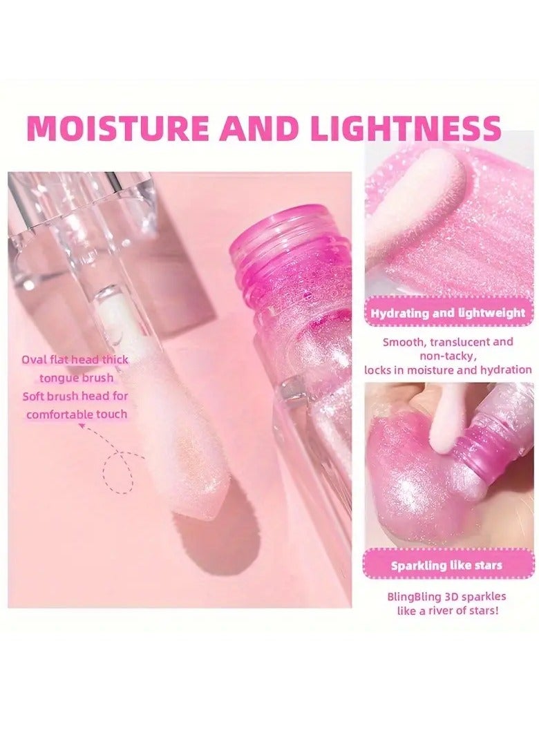 QiBest زيت الشفاه المتغير اللون، العناية بالشفاه الشفافة، مرطب يدوم طويلاً، غير لزج، ملمس منعش، زيت الشفاه المرطب، زيت توهج الشفاه، ملمع الشفاه، أحمر الشفاه المرطب، ملمع الشفاه، مرطب الشفاه - Image 2