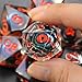 FONVGOGO Liquid Core DND Dice Moving Eye Dice Set DND Sharp Edge Resin Dungeons and Dragons Dice Polyhedral Die Role Playing RPG D and D DiceEOrange - Image 4
