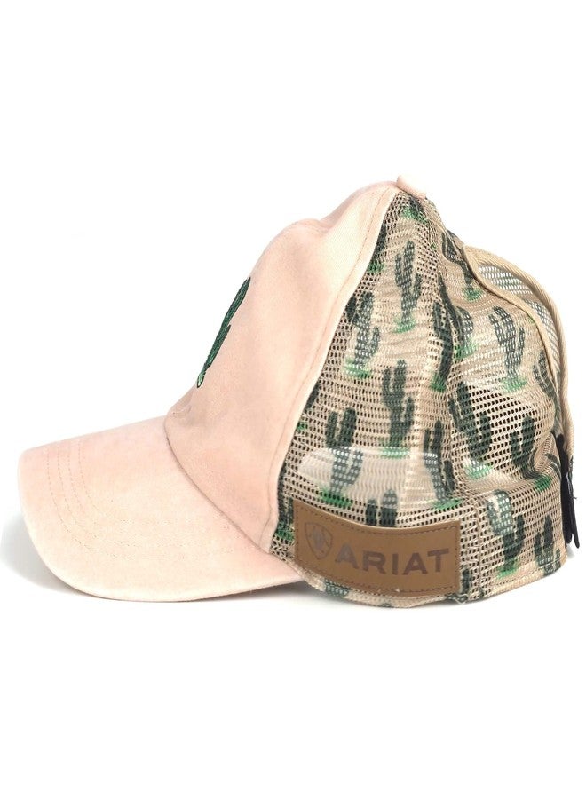 ARIAT Women's Pink Cactus Cap - Image 4