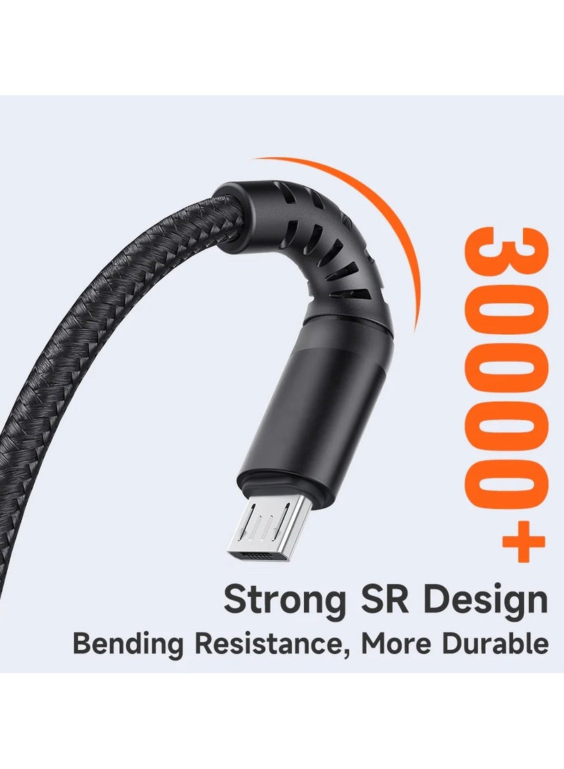 مكدودو Charging Cable CA-2281 Micro USB Data 3A - 1m - Black - Image 5