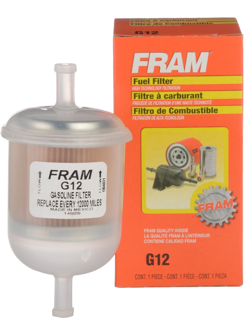 FRAM FRAM G12 In-Line Fuel Filter  - Image 1
