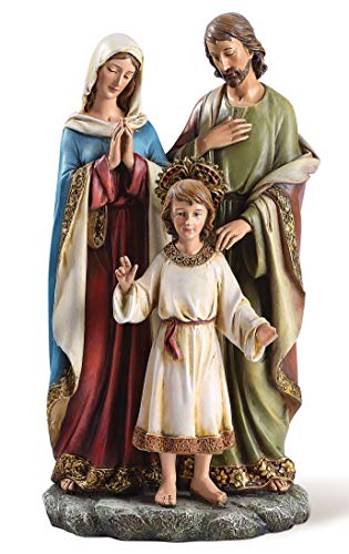 Joseph's Studio by Roman - Holy Family with Child Figure, Life of Christ, Renaissance Collection, 9.75" H, Resin and Stone, Religious Gift, Decoration - Image 3