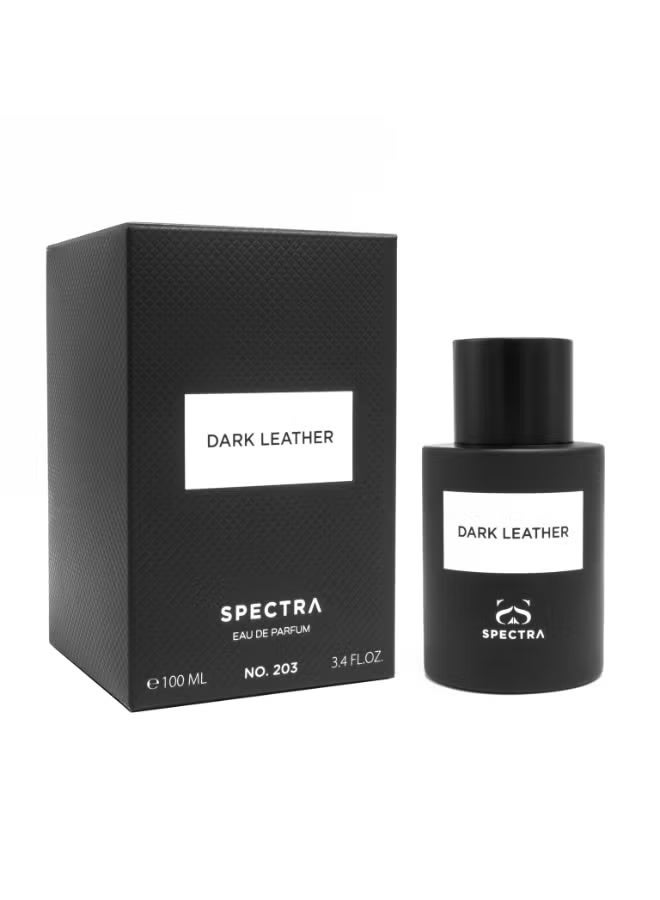 Spectra Mini Spectra 203 Dark Leather Eau De Parfum Unisex Perfume 100ml - Image 1