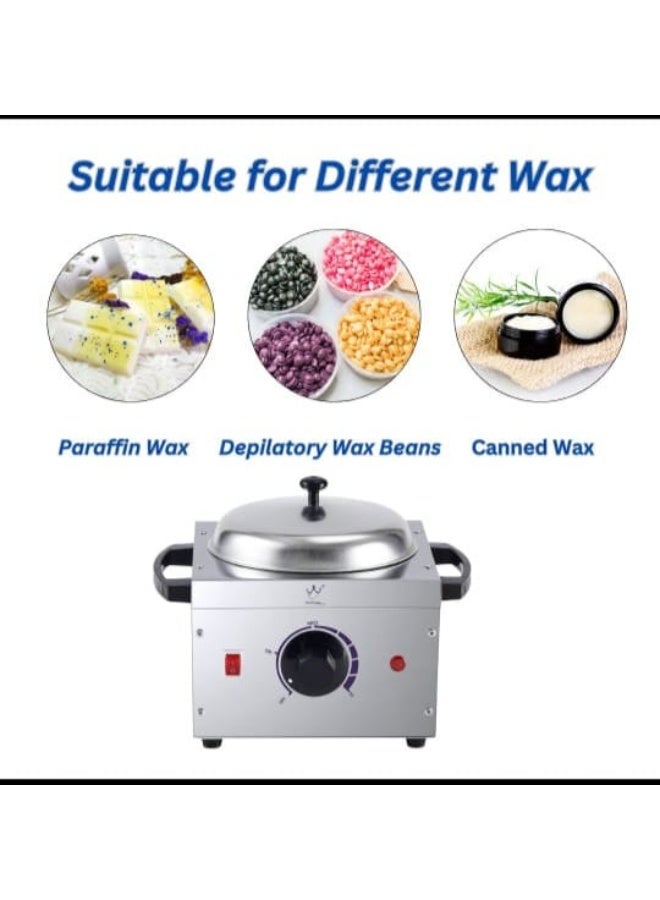 كونسونج بيوتي سخان شمع احترافي لإزالة الشعر من كونسونغ، وعاء واحد، هيكل معدني، تحكم في درجة الحرارة 500 سم مكعب - Image 4