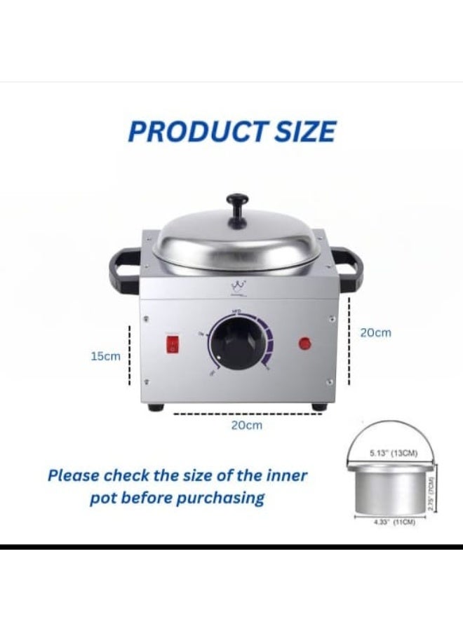 كونسونج بيوتي سخان شمع احترافي لإزالة الشعر من كونسونغ، وعاء واحد، هيكل معدني، تحكم في درجة الحرارة 500 سم مكعب - Image 5