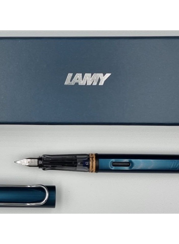 LAMY Blue Fountain Pen Fine Nib - Image 1