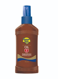 BANANA BOAT Carrot And Banana Extracts Protective Tanning Oil SPF2 236ml  - Image 1