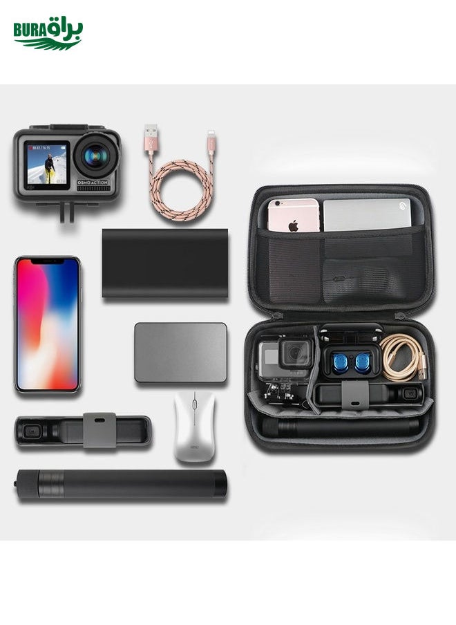 BURAQ RUIGPRO Shockproof Waterproof Portable Case Box for DJI Osmo Action, Size: 33.5cm x 22.7cm x 6.3cm(Black)  - Image 4
