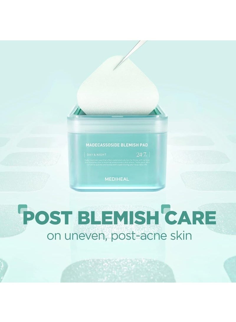 MEDIHEAL Madecassoside Cotton Facial Pads - Toner Pads with Centella Asiatica to Improve Uneven Skin Tone - Vegan Face Gauze Pads, 100 Pads - Image 2