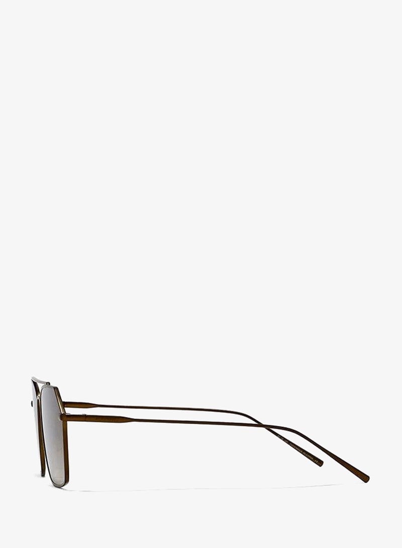 30Sundays FIGARO,Men Sunglasses, Aviator Sunglasses, UV Protection: UV400 (Brown,Brown) - Image 3