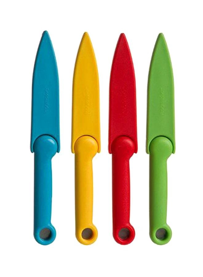 PREPWORKS Food Safety Paring Knives – Set of 3, Color-Coded for Safe Food Preparation - Image 1