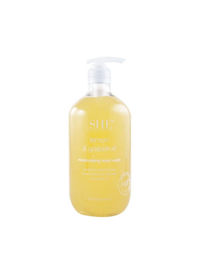 Om She Aromatherapy Moisturising Hand Wash Lemon & Grapefruit - Image 1