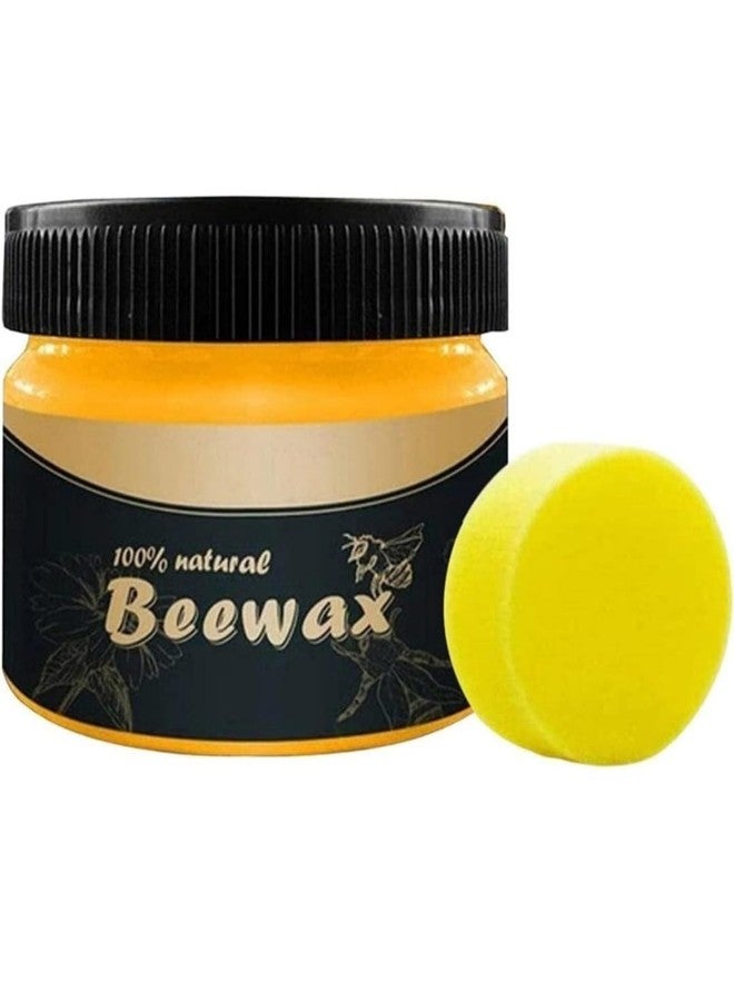 SEINON'S Beeswax Furniture Polish, Natural Traditional Beeswax Wood Polish Shine for Furniture, Wood, Cabinet, Wardrobe for Restoring Back Wood Shine Polish - Image 1