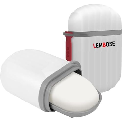 LEMBOSE Soap Box Travel | Soap Case with Leak Proof Lid | Travel Bar Soap Container with Drain Design for Gym Bathroom Camping Hiking Vacation (Pack of 1) - Image 1