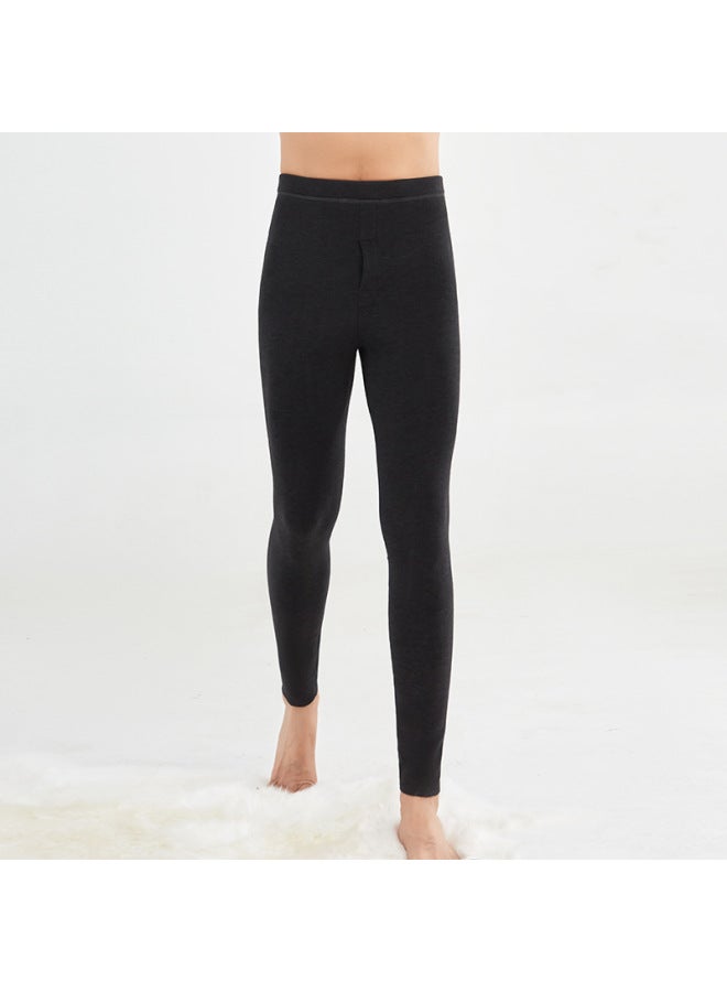 [extra Thick] German Velvet Thermal Pants For Men And Women, Warm, Antibacterial, High Elasticity, Comfortable, Fleece-lined Base Layer Pants For Autumn And Winter